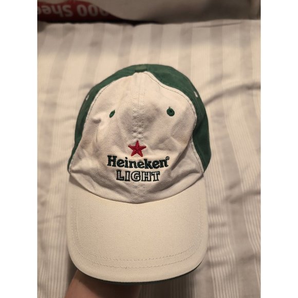 Unbranded Other - Heineken Light US Open 2009 Tennis Strapback Cap Hat Adult Green White Mens READ